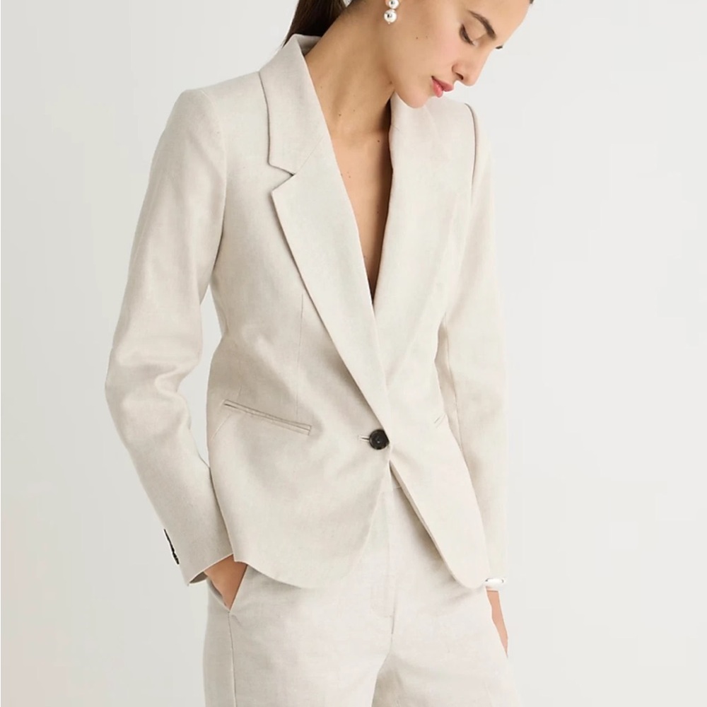 J Crew Parke linen Blazer